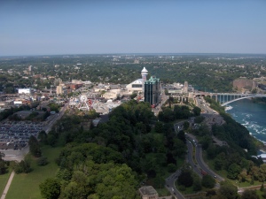 View from Skylon looking toward the Clifton Hill area